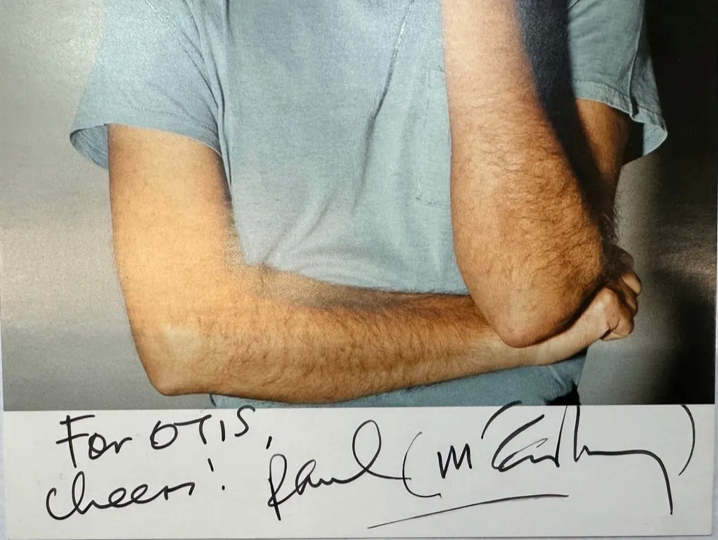 00' "PAUL MCCARTNEY" ORIG AUTOGRAPHED POSTCARD TO OTIS BLACKWELL -$20K APR wCoA!