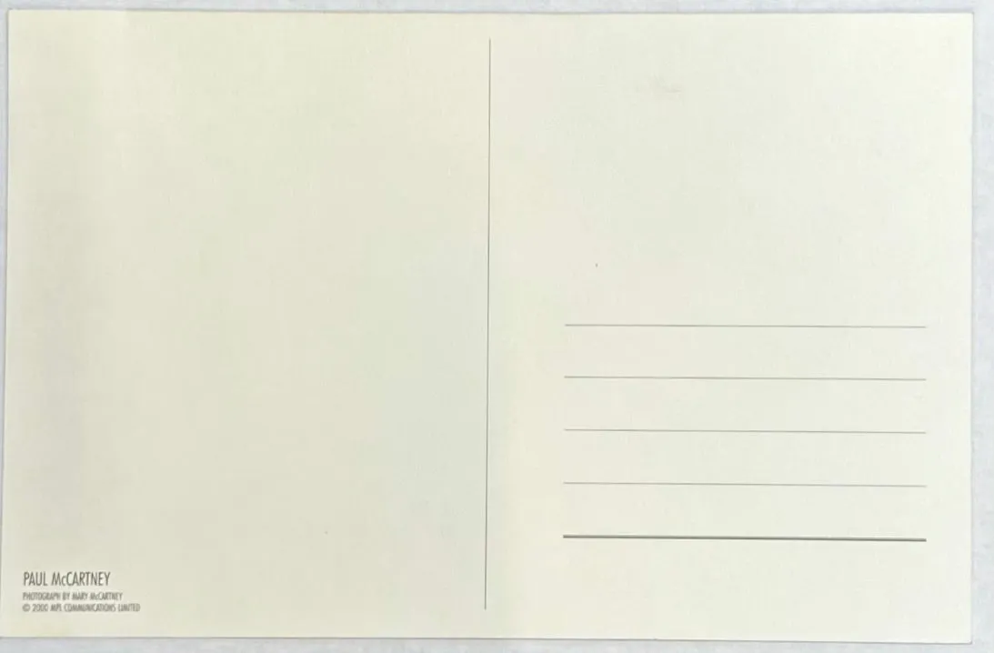 00' "PAUL MCCARTNEY" ORIG AUTOGRAPHED POSTCARD TO OTIS BLACKWELL -$20K APR wCoA!
