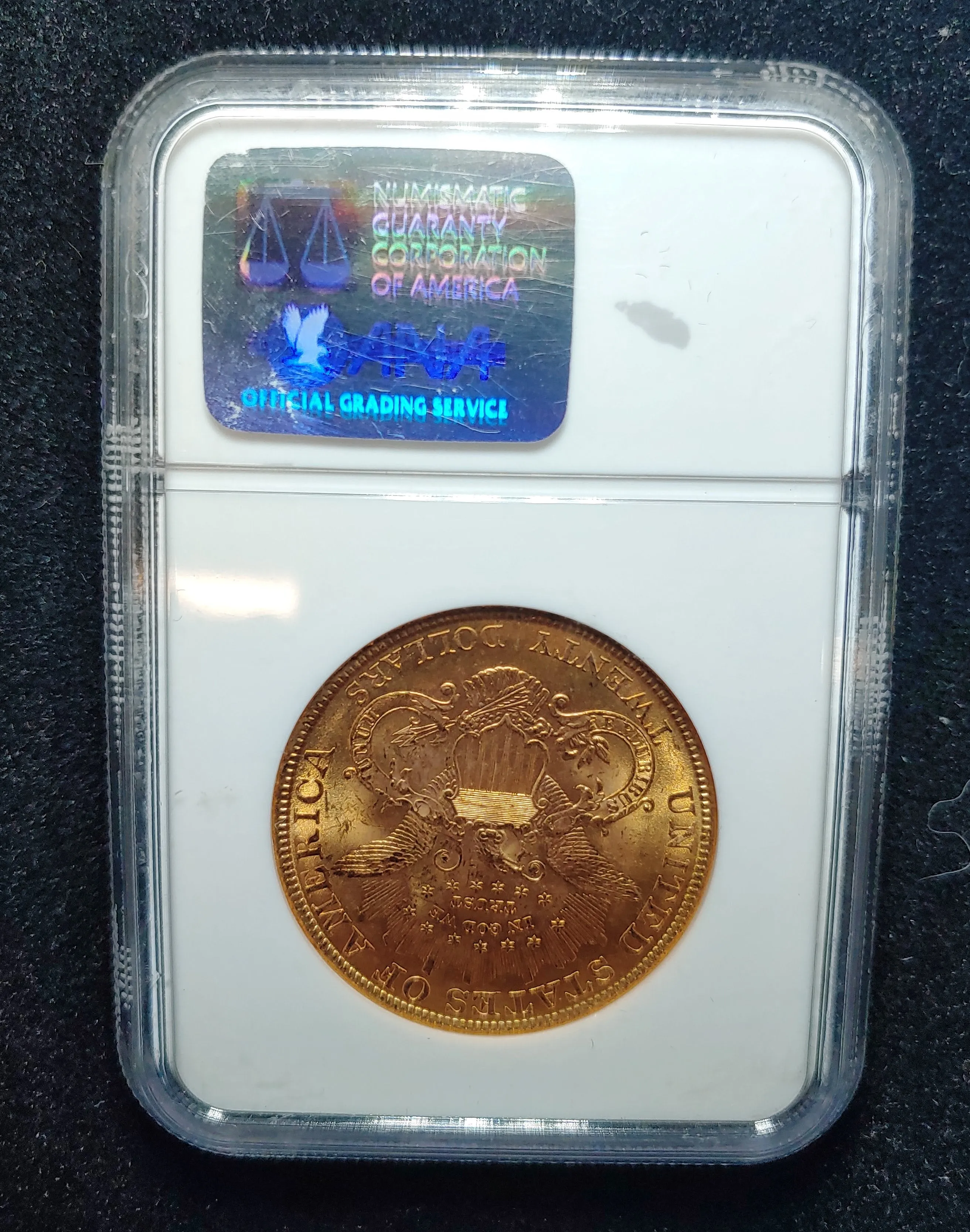 1895 Liberty Head $20 Double Eagle MS-63 (NGC)  - $3K APR Value w/ CoA! ✿✓