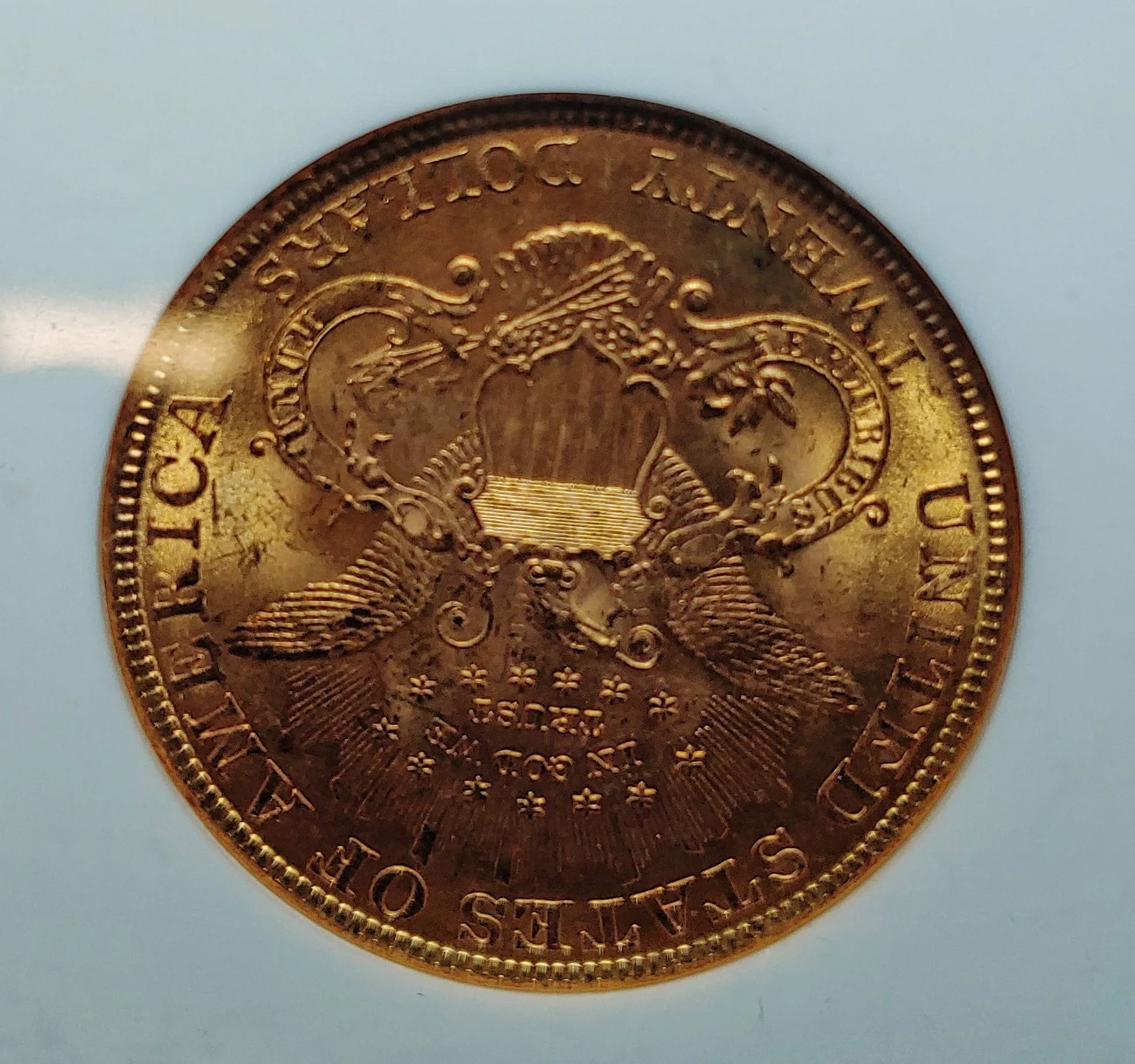 1895 Liberty Head $20 Double Eagle MS-63 (NGC)  - $3K APR Value w/ CoA! ✿✓