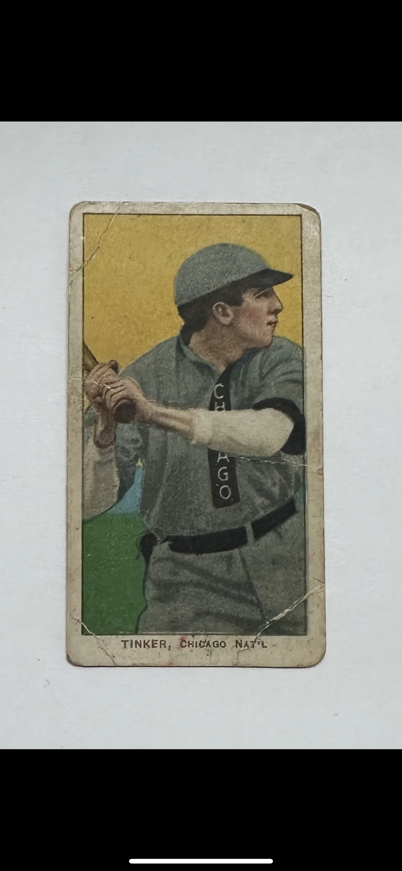 1909 T206 BASEBALL CIGARETTE CARDS "TINKER TO EVERS TO CHANCE"-$10K APR W COA!!!