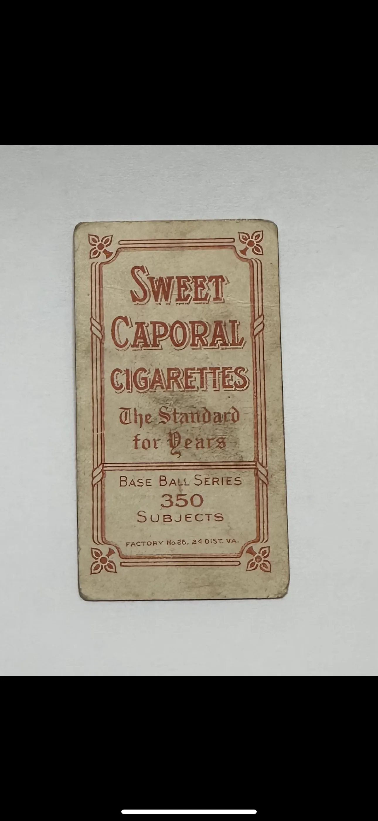 1909 T206 BASEBALL CIGARETTE CARDS "TINKER TO EVERS TO CHANCE"-$10K APR W COA!!!