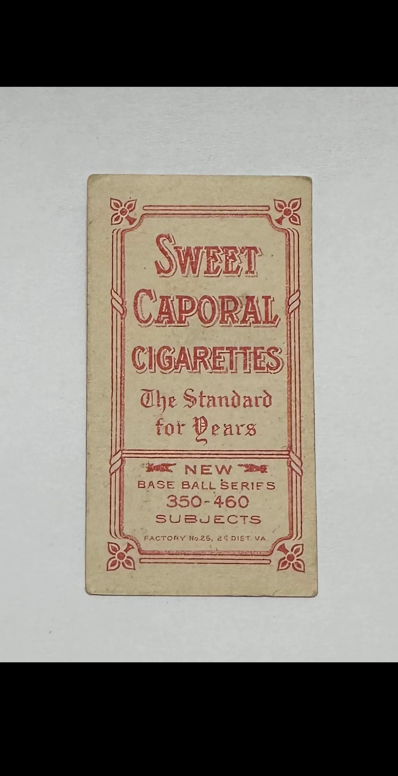 1909 T206 BASEBALL CIGARETTE CARDS "TINKER TO EVERS TO CHANCE"-$10K APR W COA!!!