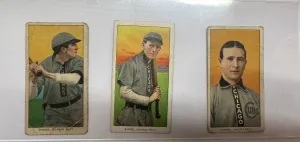 1909 T206 BASEBALL CIGARETTE CARDS "TINKER TO EVERS TO CHANCE"-$10K APR W COA!!!
