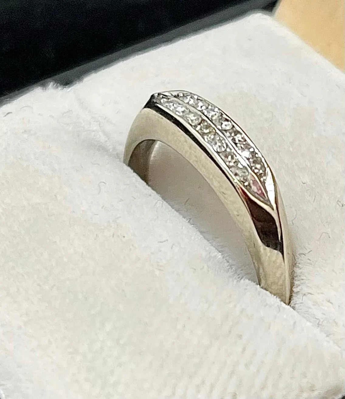 1930's Unique Design SWG 14-Diamond Ring - $6K Appraisal Value w/CoA!