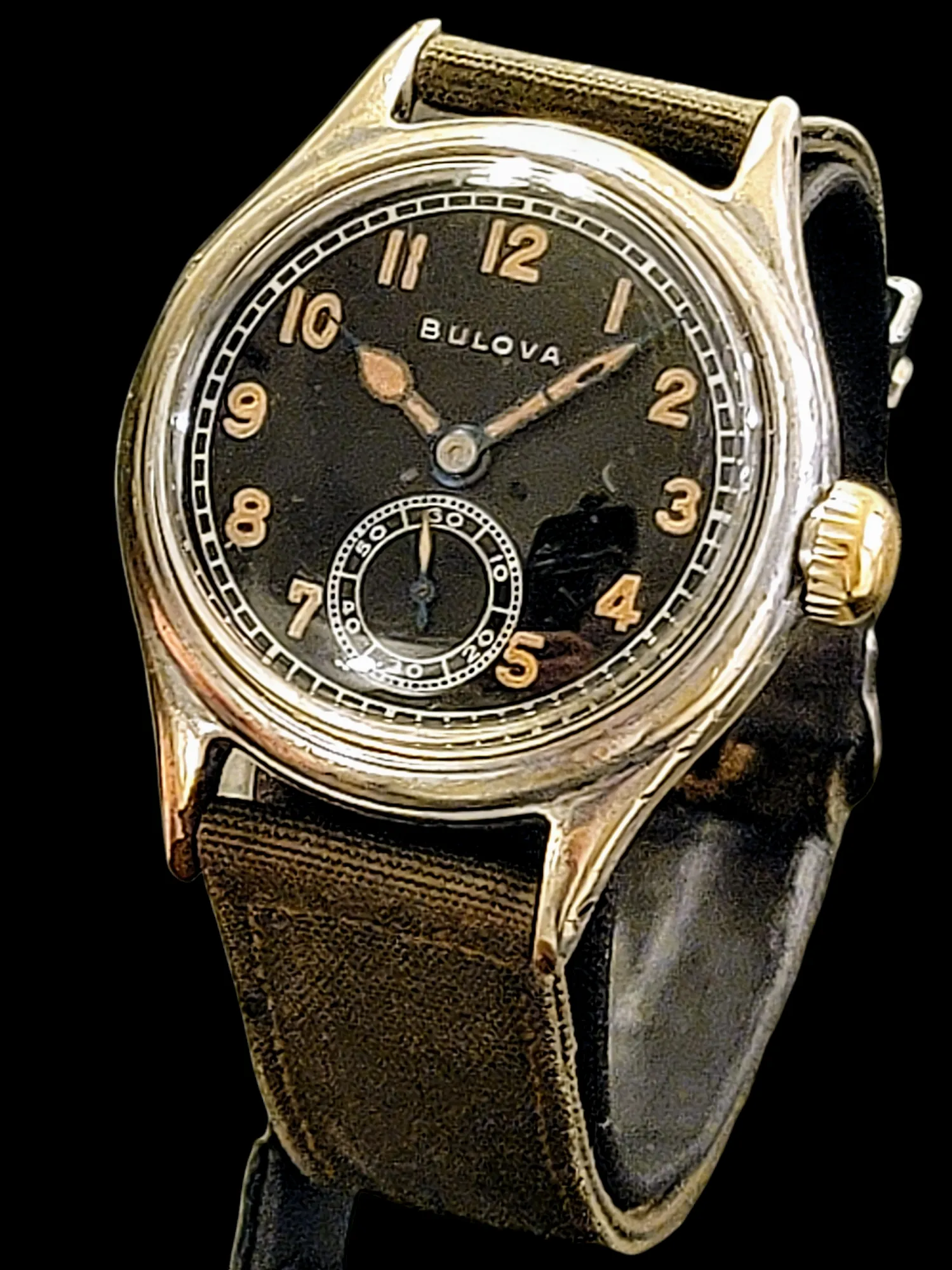 1944 BULOVA Official WWII Military Issue Watch ORD. DEPT. U.S.A.