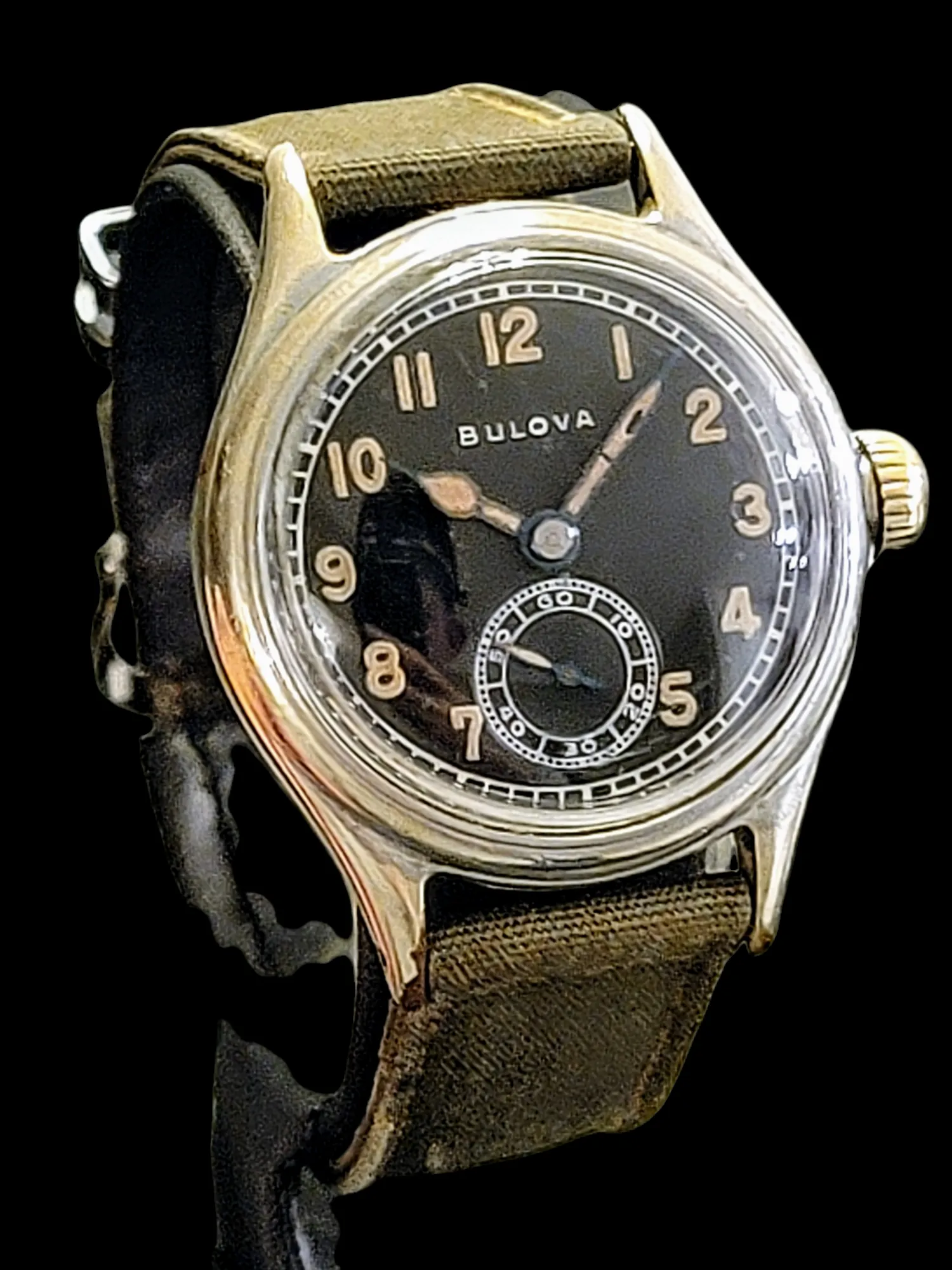 1944 BULOVA Official WWII Military Issue Watch ORD. DEPT. U.S.A.