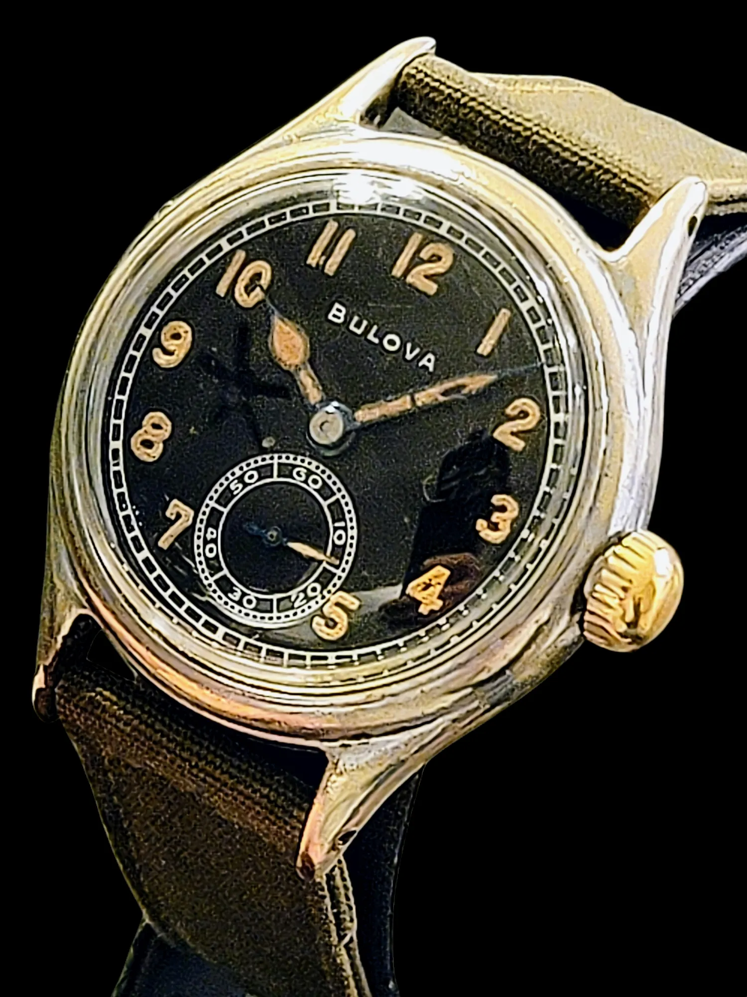 1944 BULOVA Official WWII Military Issue Watch ORD. DEPT. U.S.A.