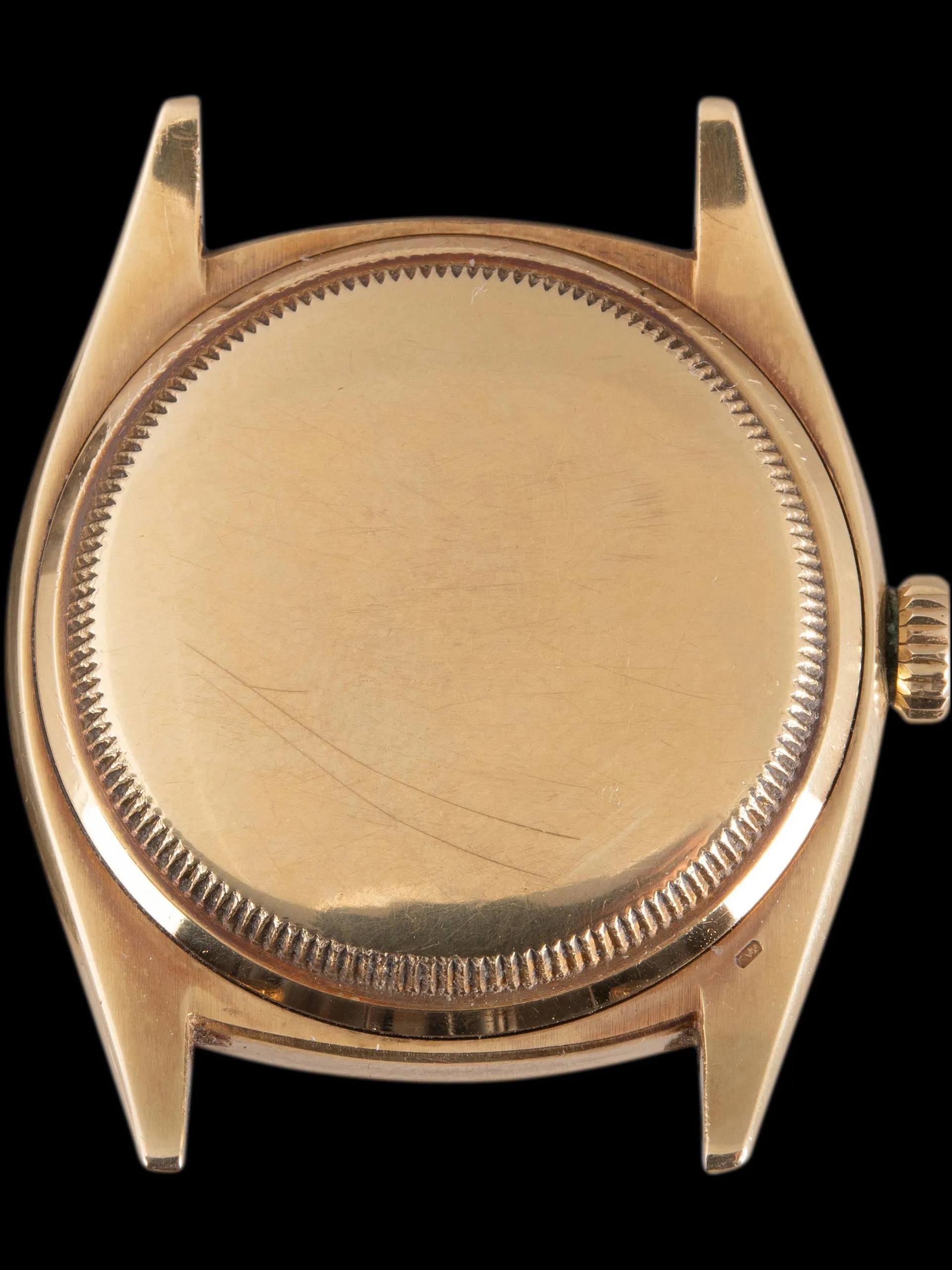1955 Rolex Red Datejust 18K YG (Ref. 6305 1) "Ovettone" W/ Roulette Date Wheel