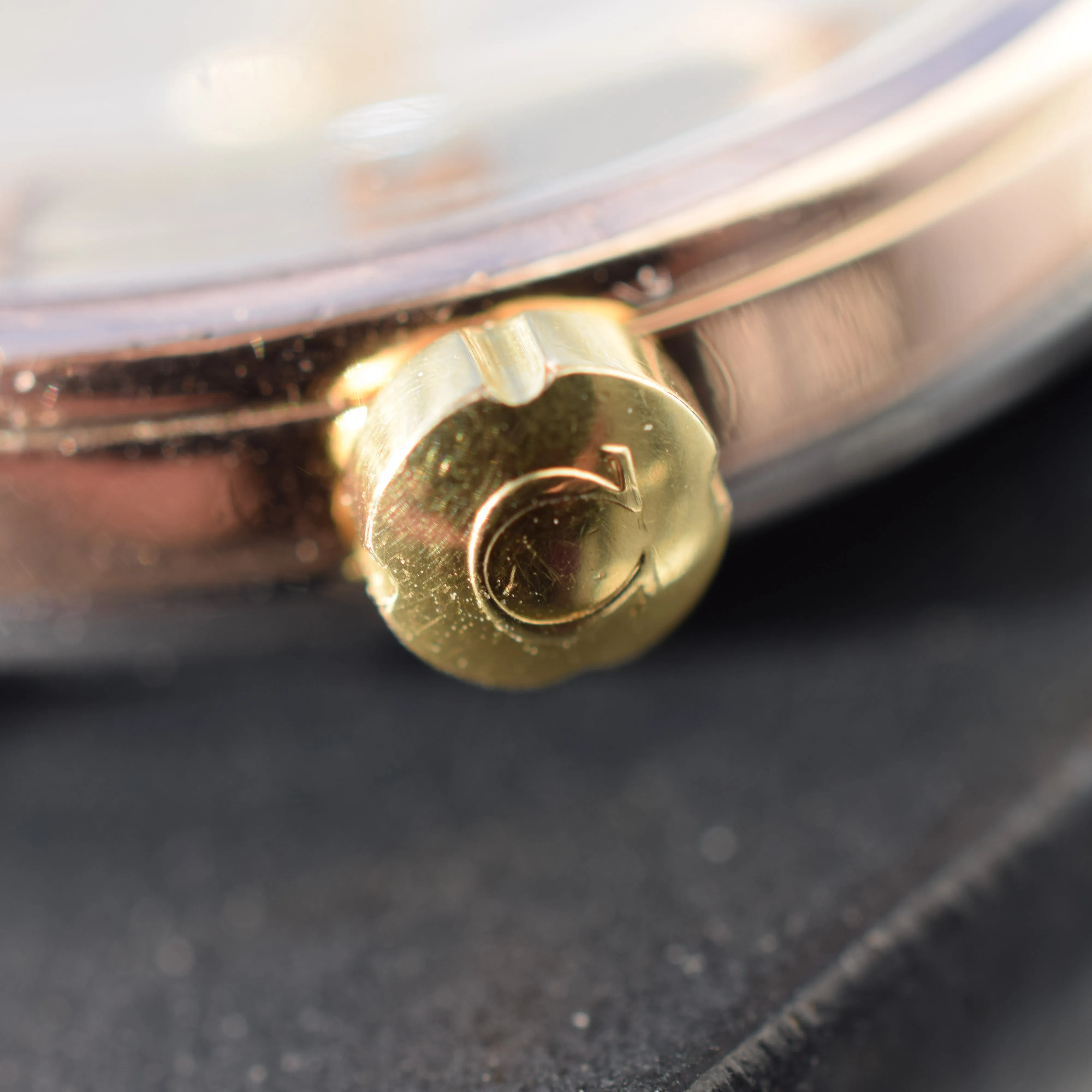1956 Jumbo Oversized Omega Seamaster Automatic with Unique Two-Tone Tropicalised Dial Model 2857 in 36mm Gold Capped Case