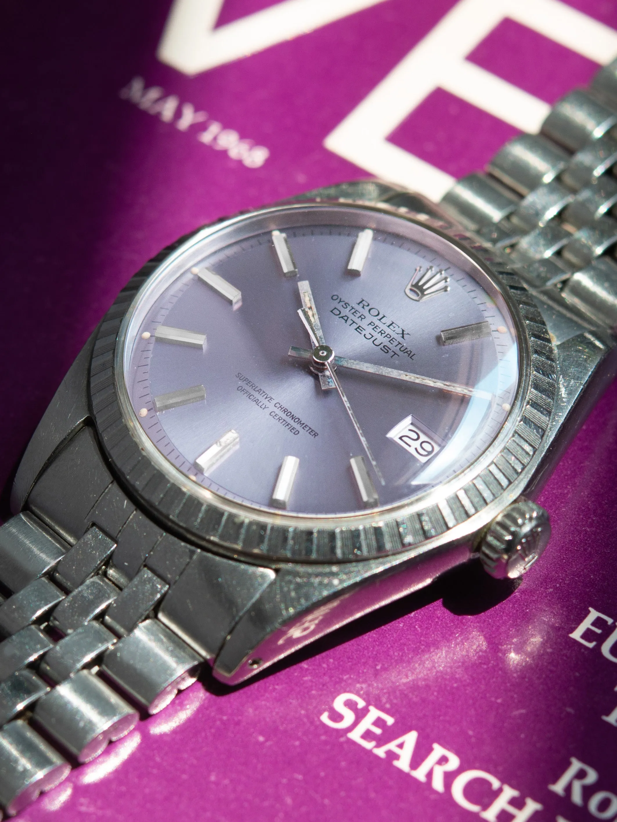 1968 Rolex Datejust (Ref. 1603) Lavender Dial