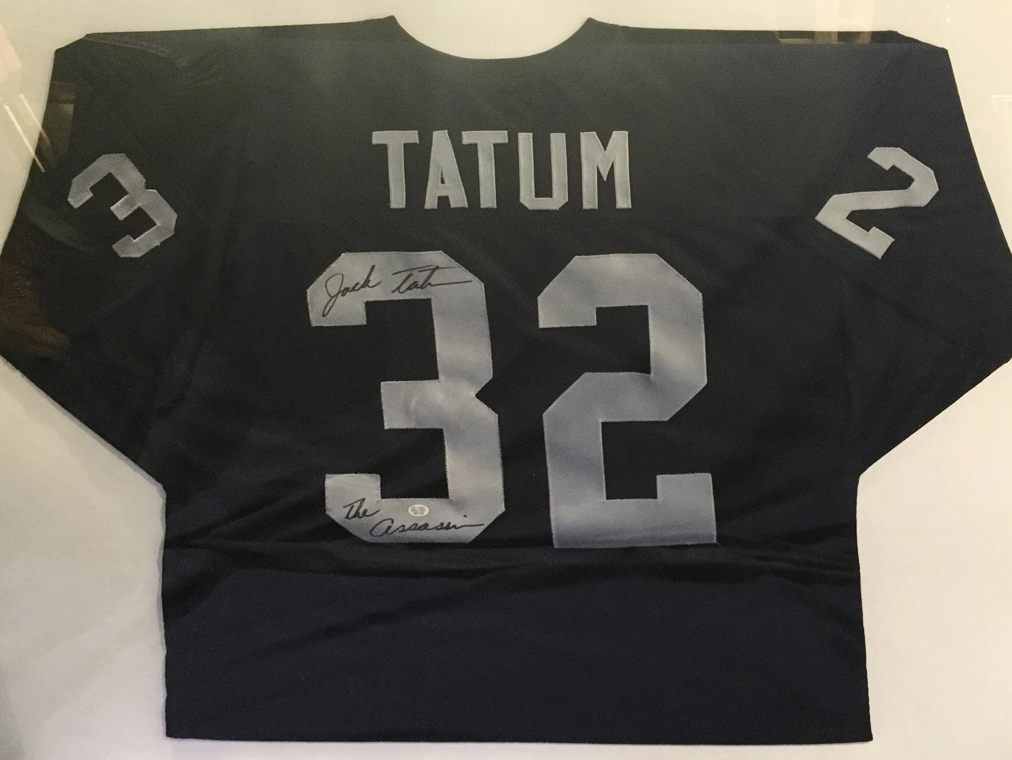 1970's Jack David Tatum The Assassin Number 32 Jersey Shirt Football NFL Signed w/COA - $2K VALUE