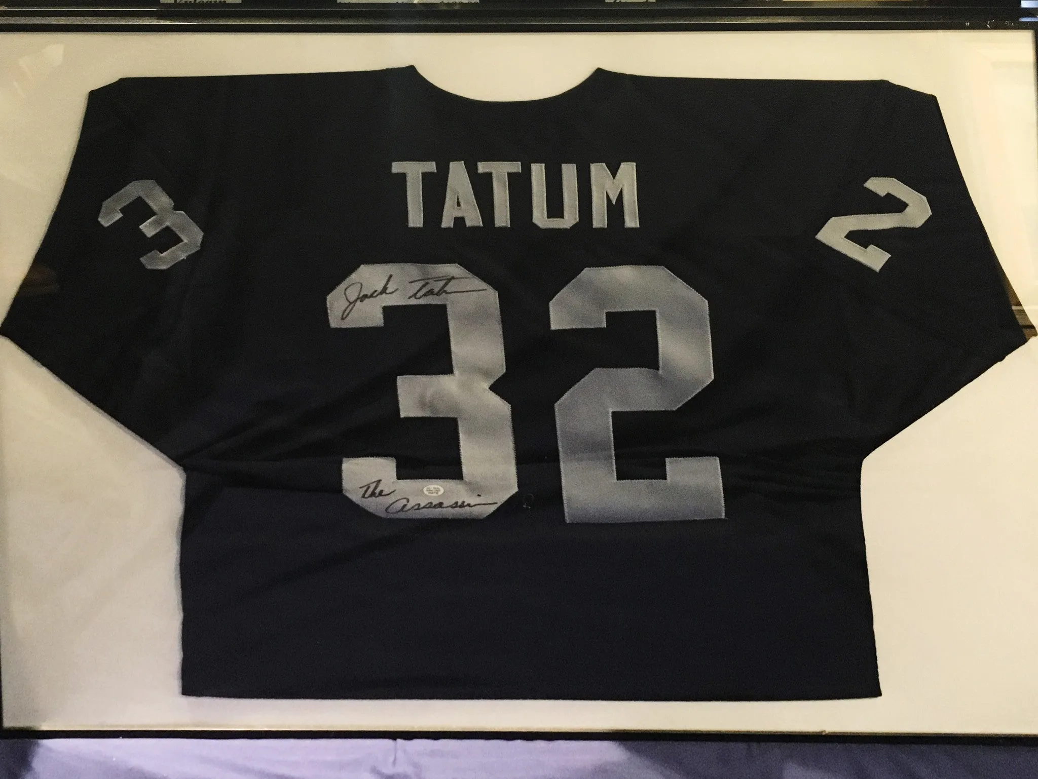 1970's Jack David Tatum The Assassin Number 32 Jersey Shirt Football NFL Signed w/COA - $2K VALUE