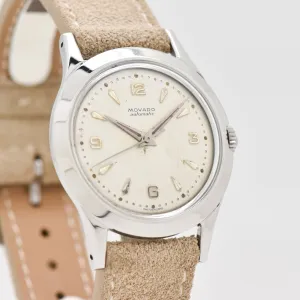 1970's Vintage Movado Reference 1211 Stainless Steel Watch (# 14540)