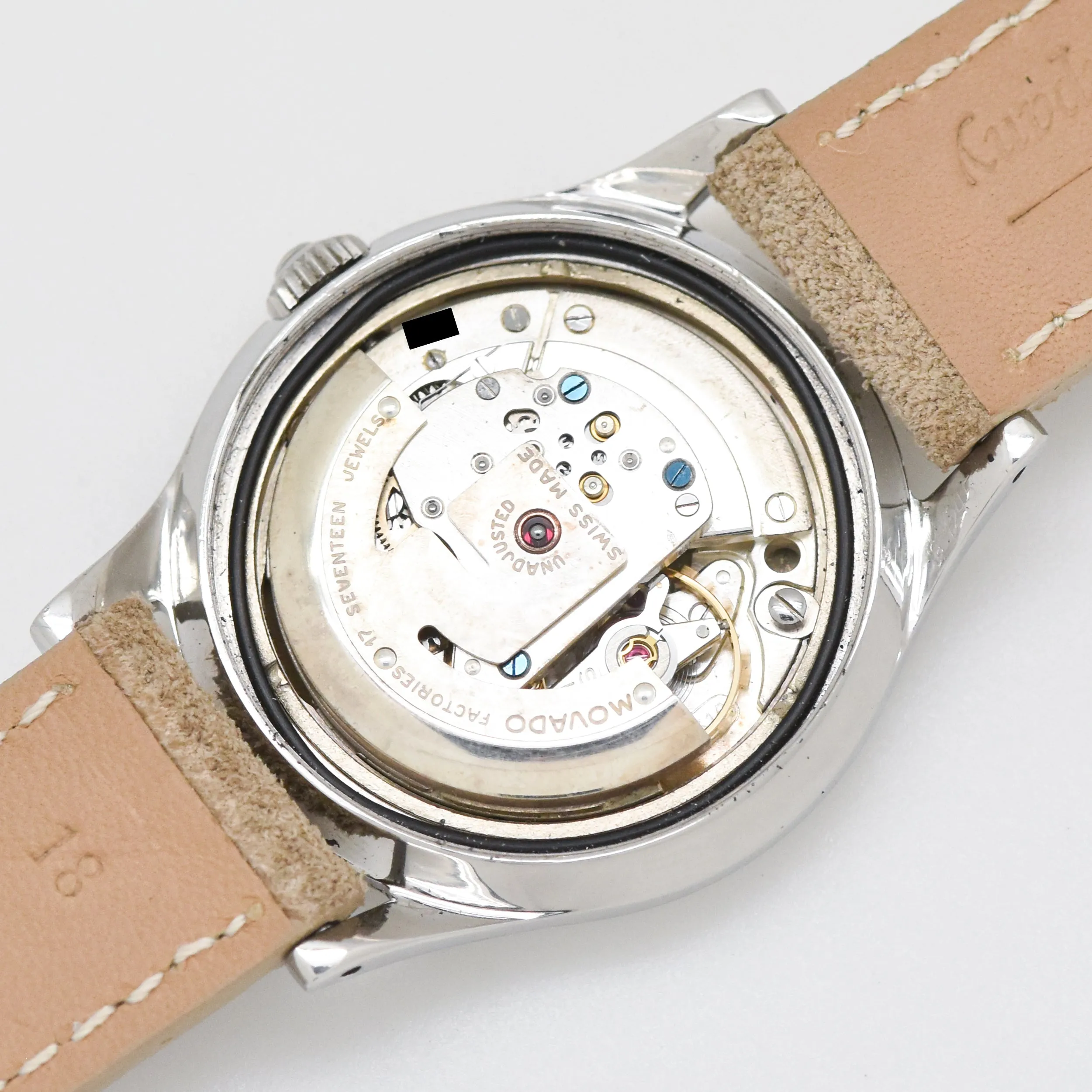 1970's Vintage Movado Reference 1211 Stainless Steel Watch (# 14540)