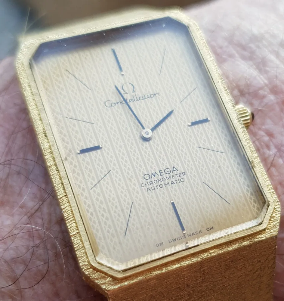 1973 Very Rare Omega Constellation Emeraude Automatic Model 8310 in 18ct Gold