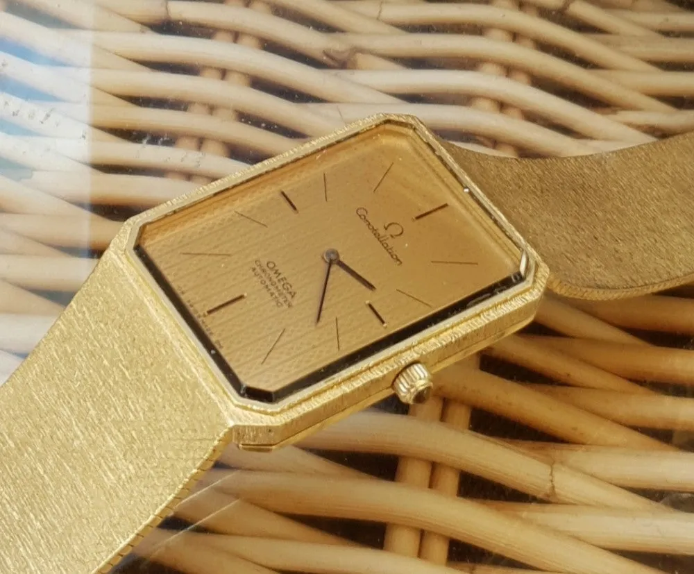 1973 Very Rare Omega Constellation Emeraude Automatic Model 8310 in 18ct Gold