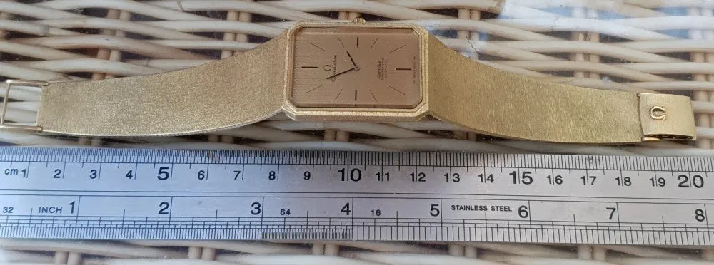 1973 Very Rare Omega Constellation Emeraude Automatic Model 8310 in 18ct Gold