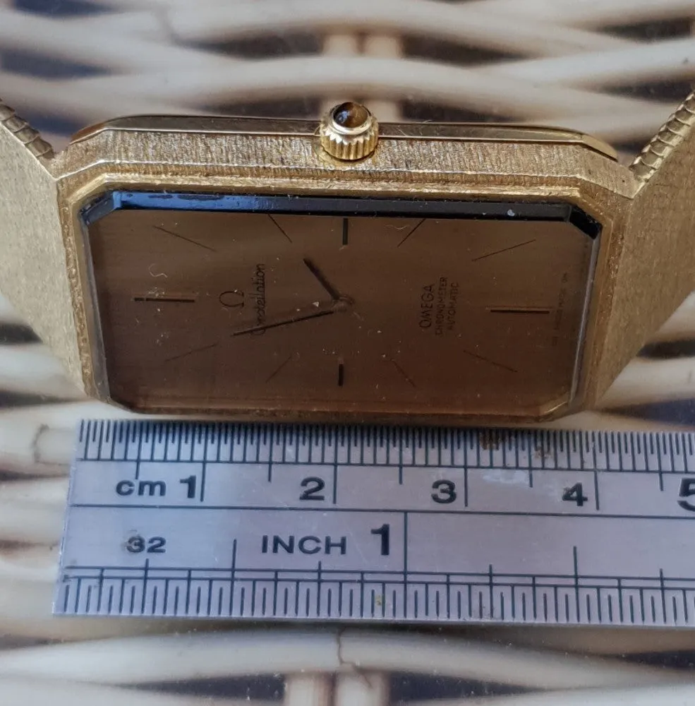 1973 Very Rare Omega Constellation Emeraude Automatic Model 8310 in 18ct Gold
