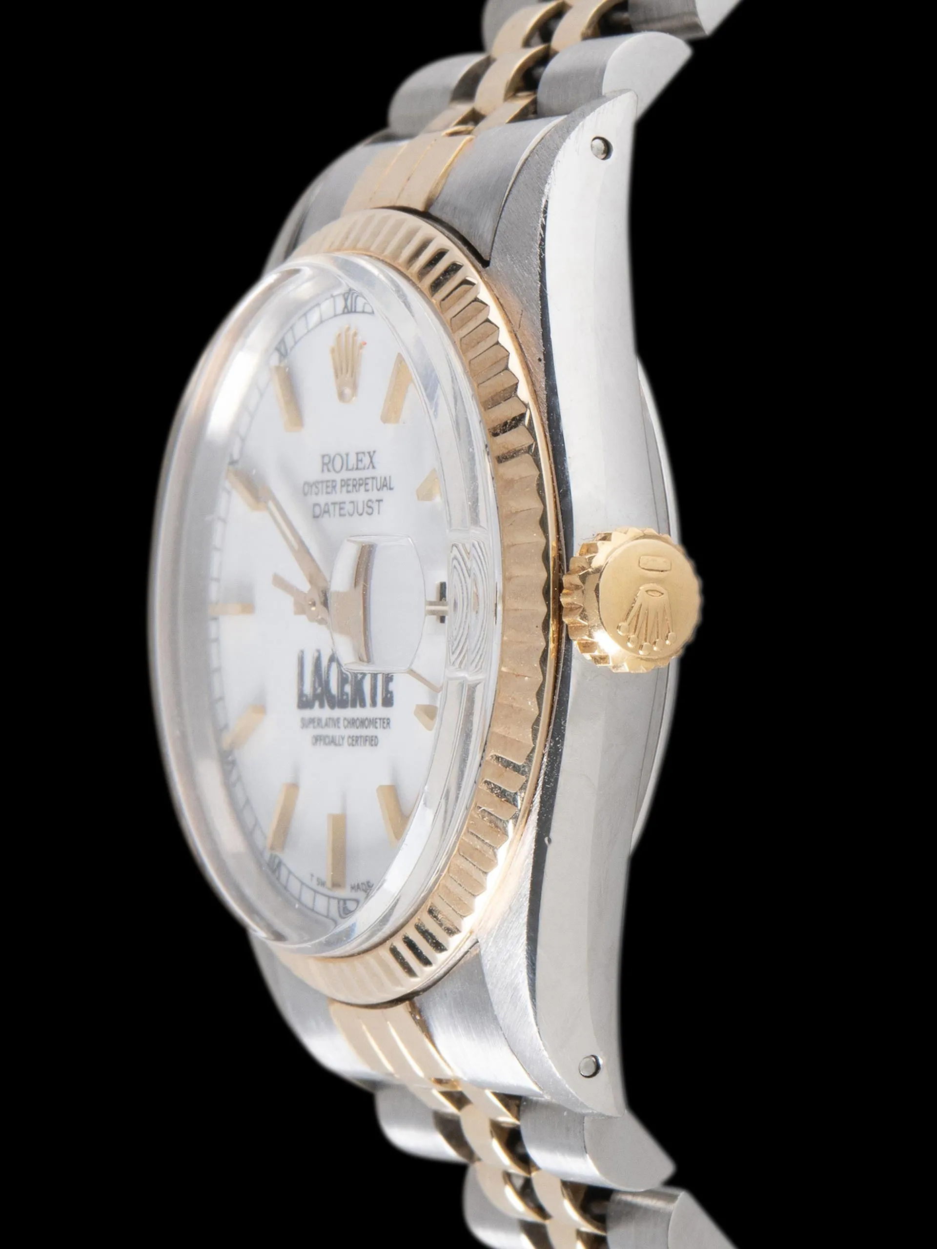 1981 Rolex Two-Tone Datejust (Ref. 16013) White "Lacerte" Co-Branded Dial