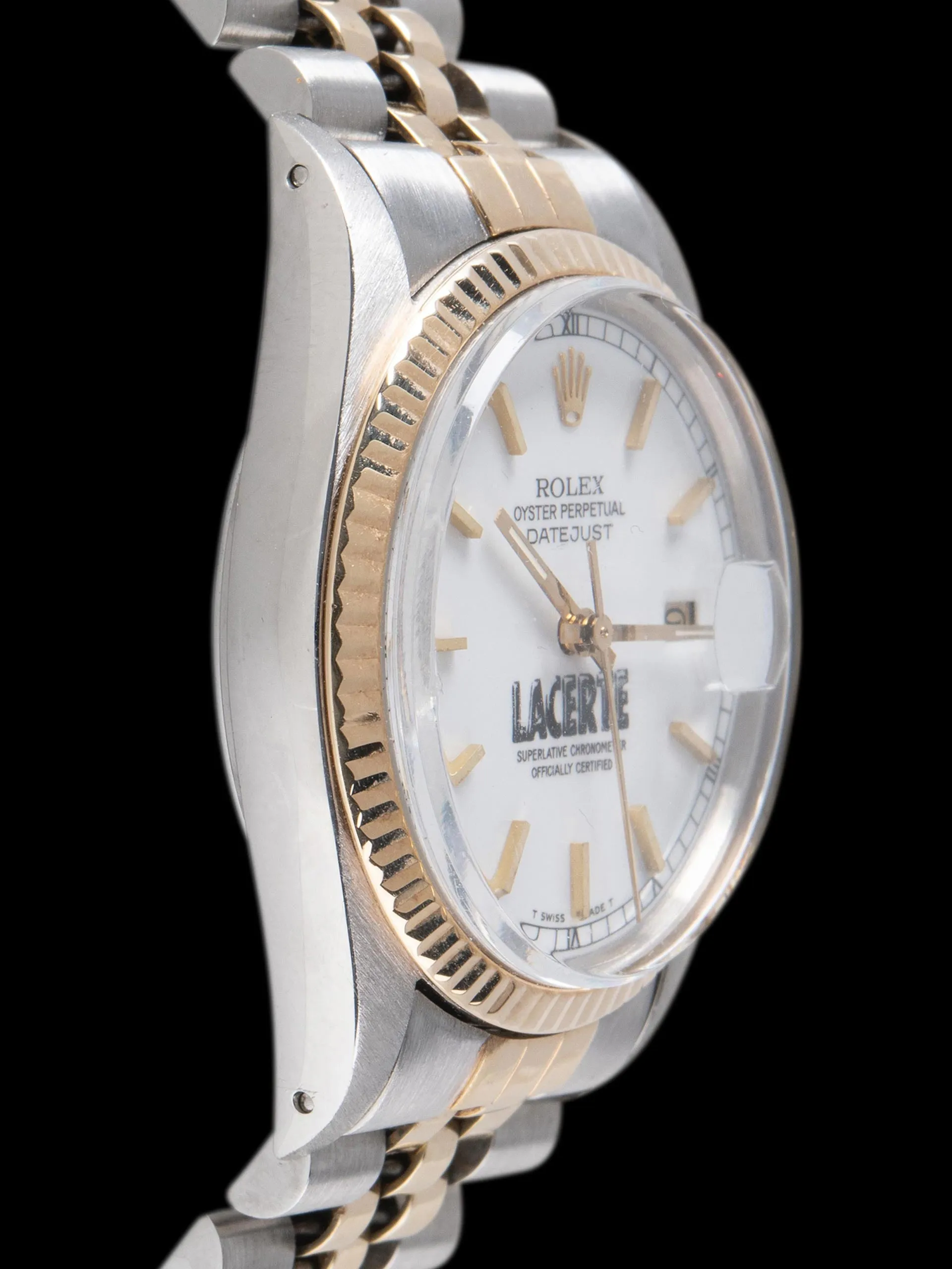 1981 Rolex Two-Tone Datejust (Ref. 16013) White "Lacerte" Co-Branded Dial