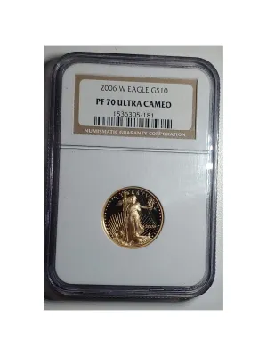 2006-W West Point St. Gaudens Gold $10 Proof-70 Ultra Cameo - $900 APR Value w/ CoA! ★✓