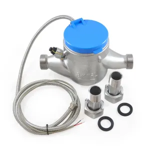 3/4 Inch Water Meter - Stainless Steel, NSF 61, High Definition, Pulse Output