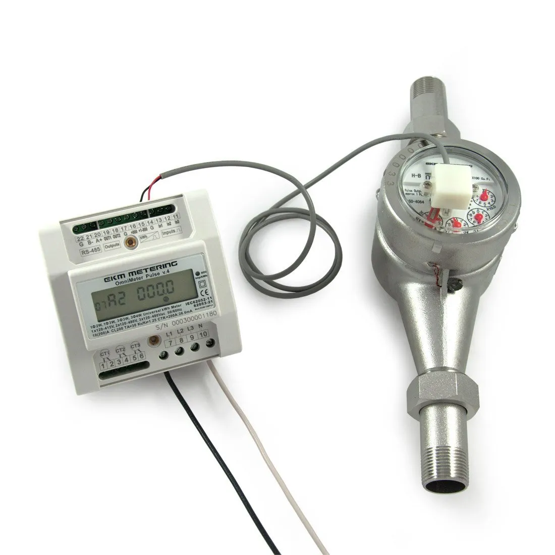 3/4 Inch Water Meter - Stainless Steel, NSF 61, High Definition, Pulse Output