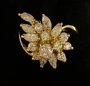 3CT DIAMOND , GEM QUALITY, BRAND NEW, 18K YG, LADIES RING  - $20K APR w/ CoA!!