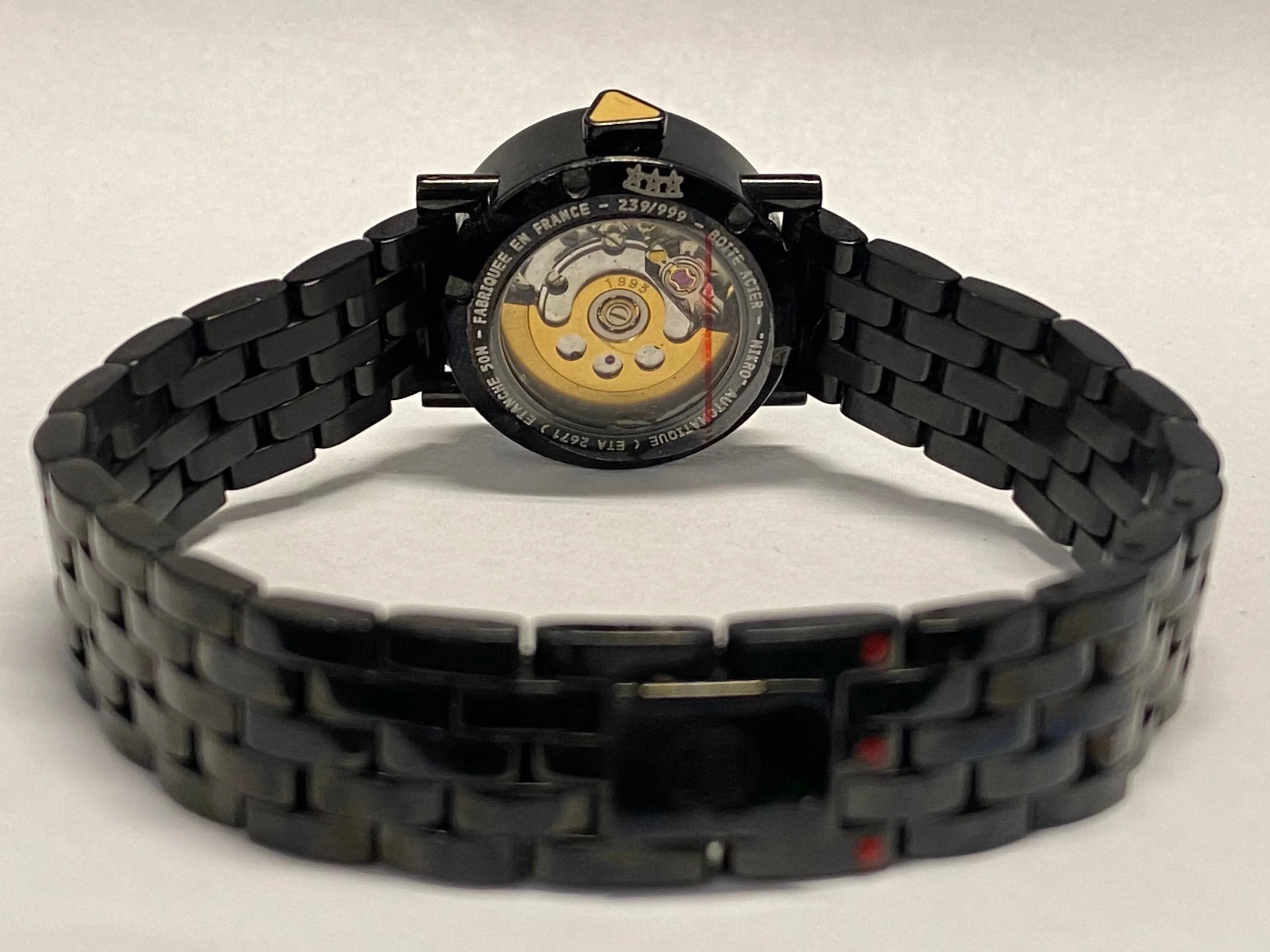 ALAIN SILBERSTEIN Limited Edition Pop Art Black PVD Ladies Watch - $13K APR w/ COA!!!