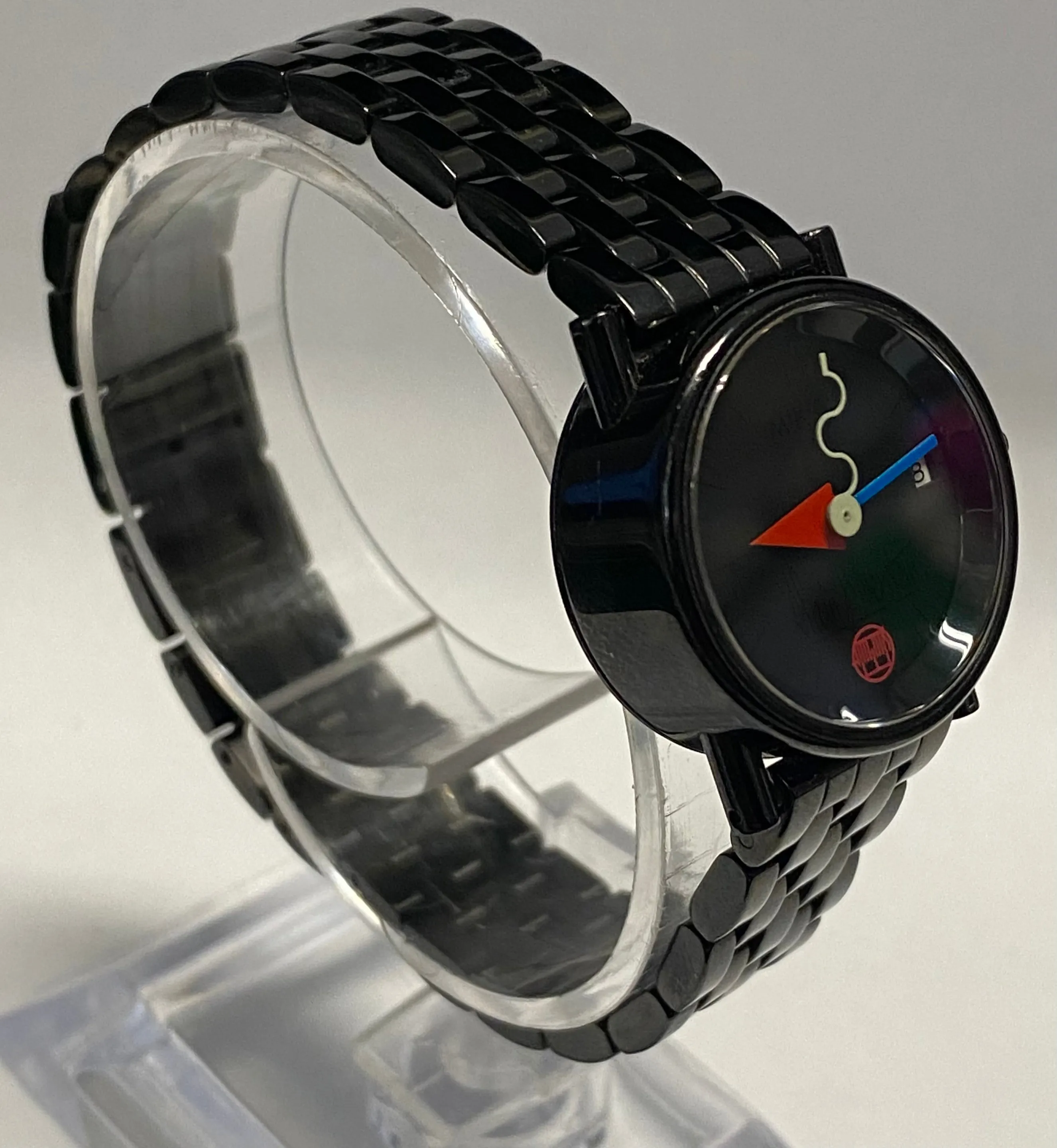 ALAIN SILBERSTEIN Limited Edition Pop Art Black PVD Ladies Watch - $13K APR w/ COA!!!