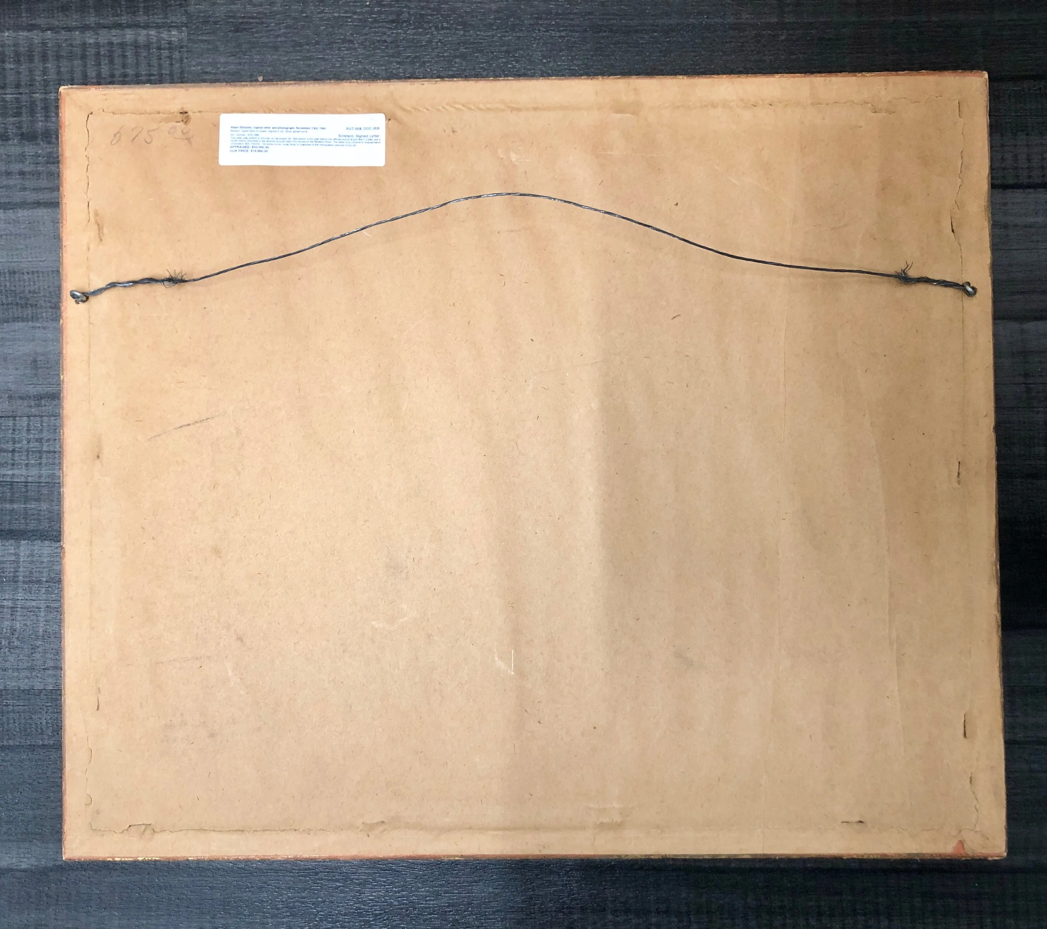 ALBERT EINSTEIN Signed Letter Photograph German, C.1944 - $60K APR w/ CoA!