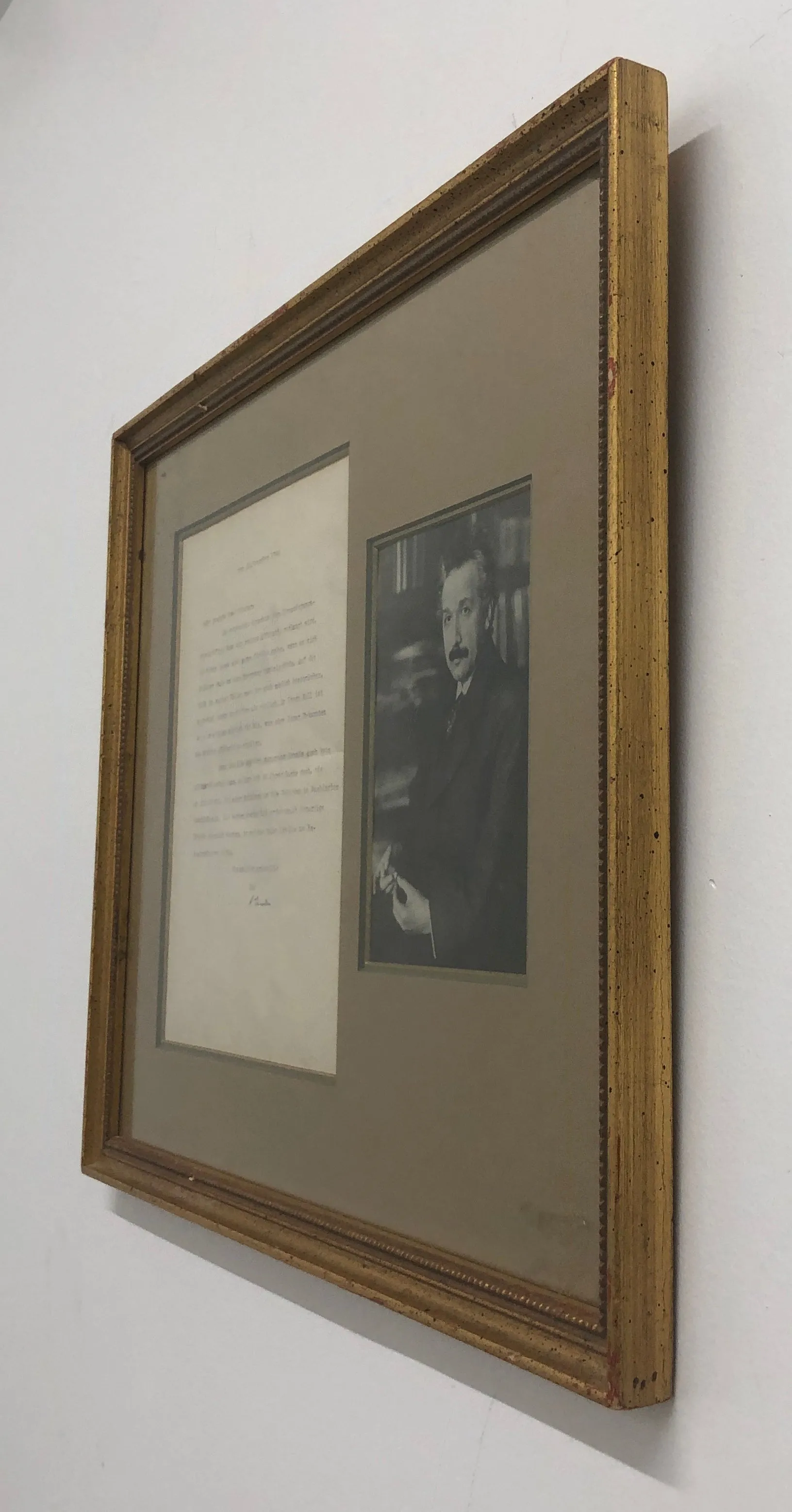 ALBERT EINSTEIN Signed Letter Photograph German, C.1944 - $60K APR w/ CoA!