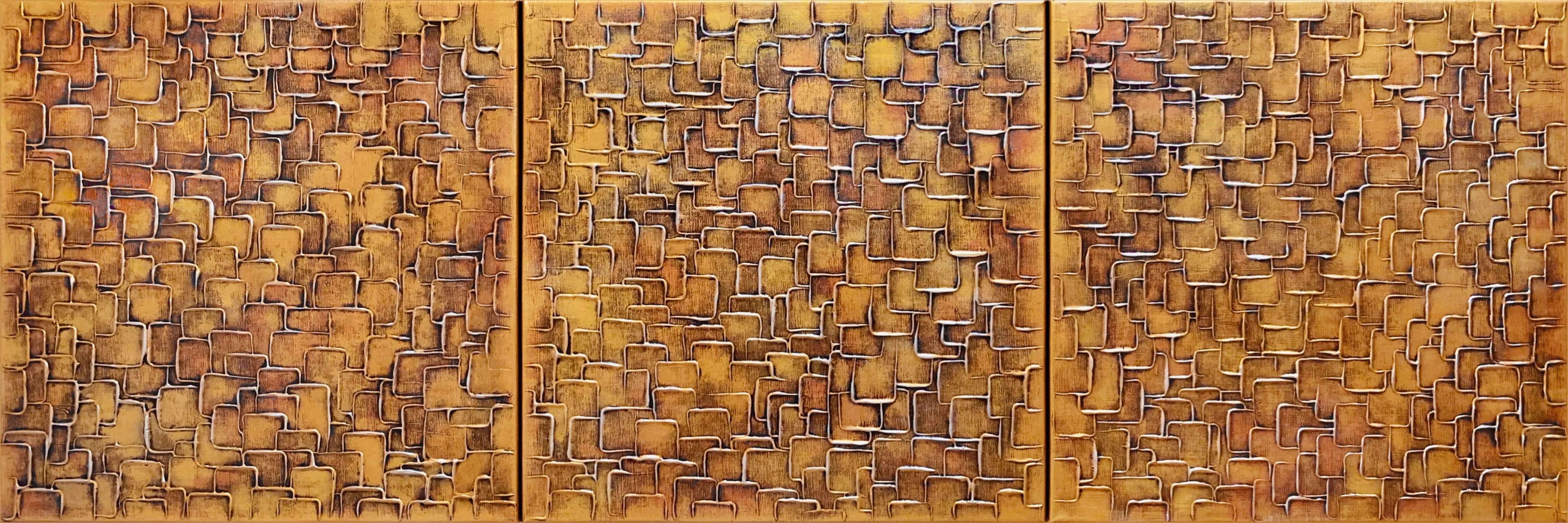 ALESSIA LU  "AMBER DRAGON" Acrylic on Canvas, 2021