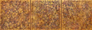 ALESSIA LU  "AMBER DRAGON" Acrylic on Canvas, 2021