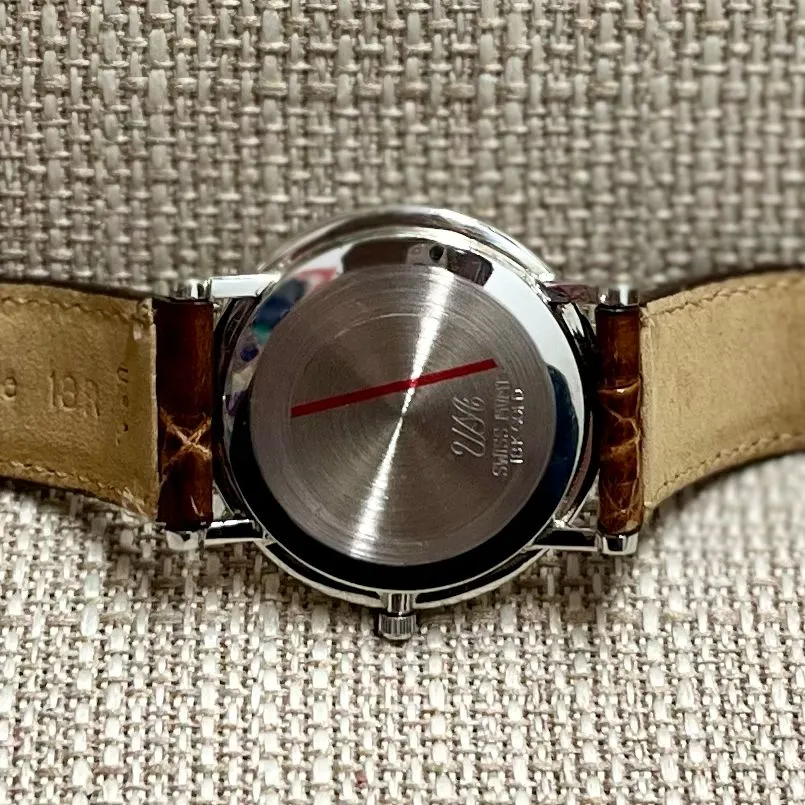 Alfred Hammel 18K White Gold & Date Feature Unique Men's Watch- $20K APR w/ COA!