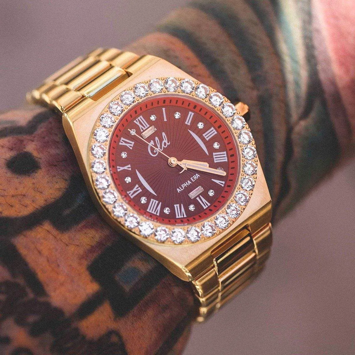 Alpha Era Gold - Iced Bezel