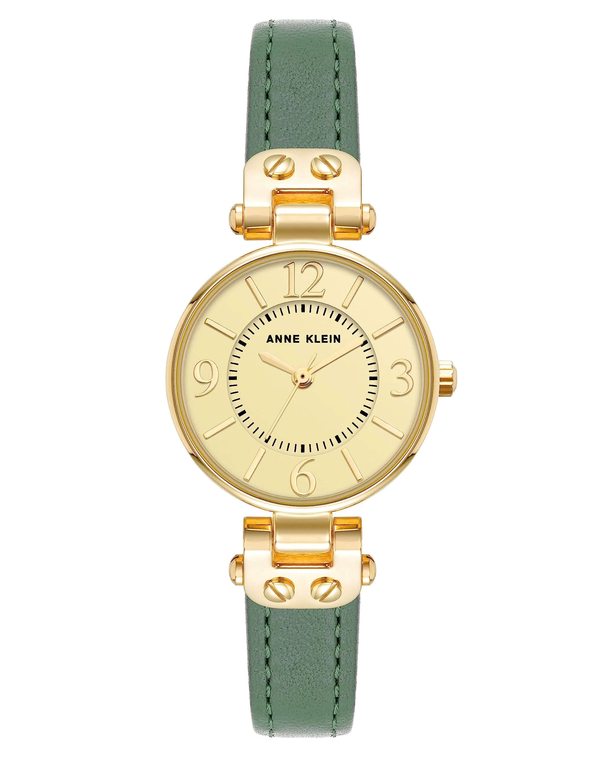 Anne Klein Women's Leather Strap Watch