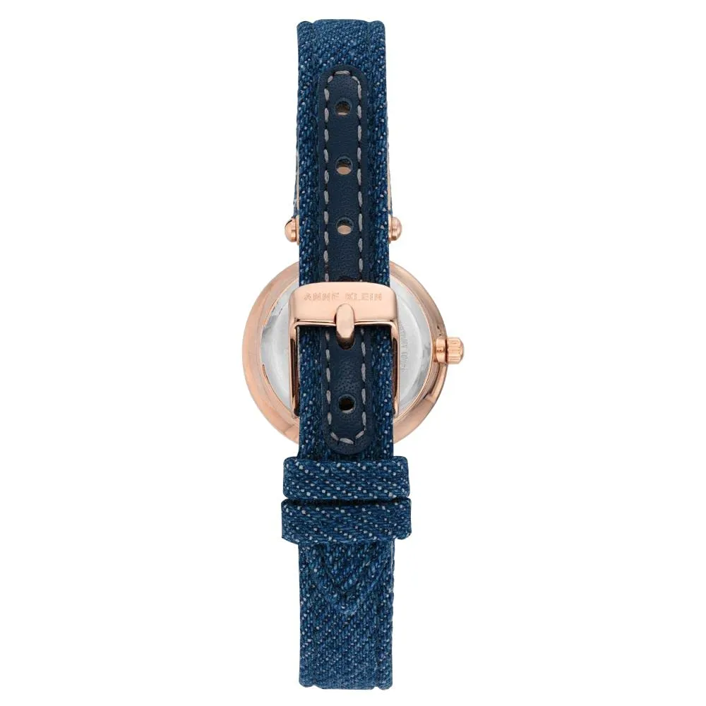 Anne Klein Women's Leather Strap Watch