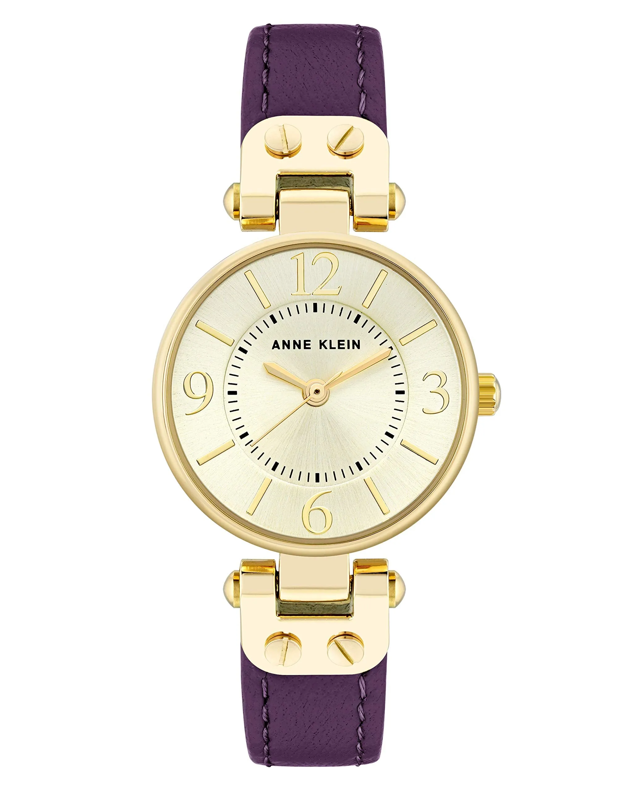 Anne Klein Women's Leather Strap Watch
