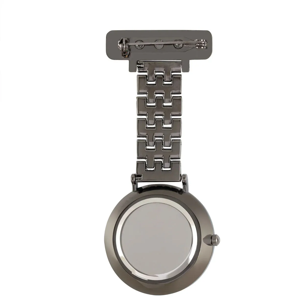 Annie Apple Nurses Fob Watch - Aurora - Gold/Gunmetal - Link - 35mm