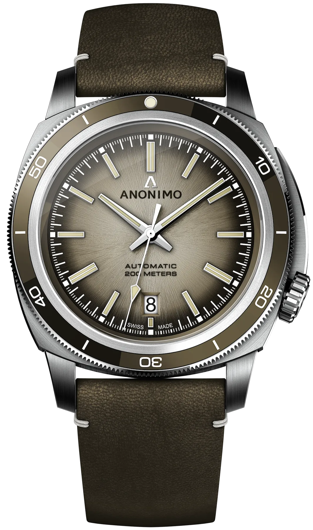 ANO Watch Nautilo Vintage Chocolat Mens