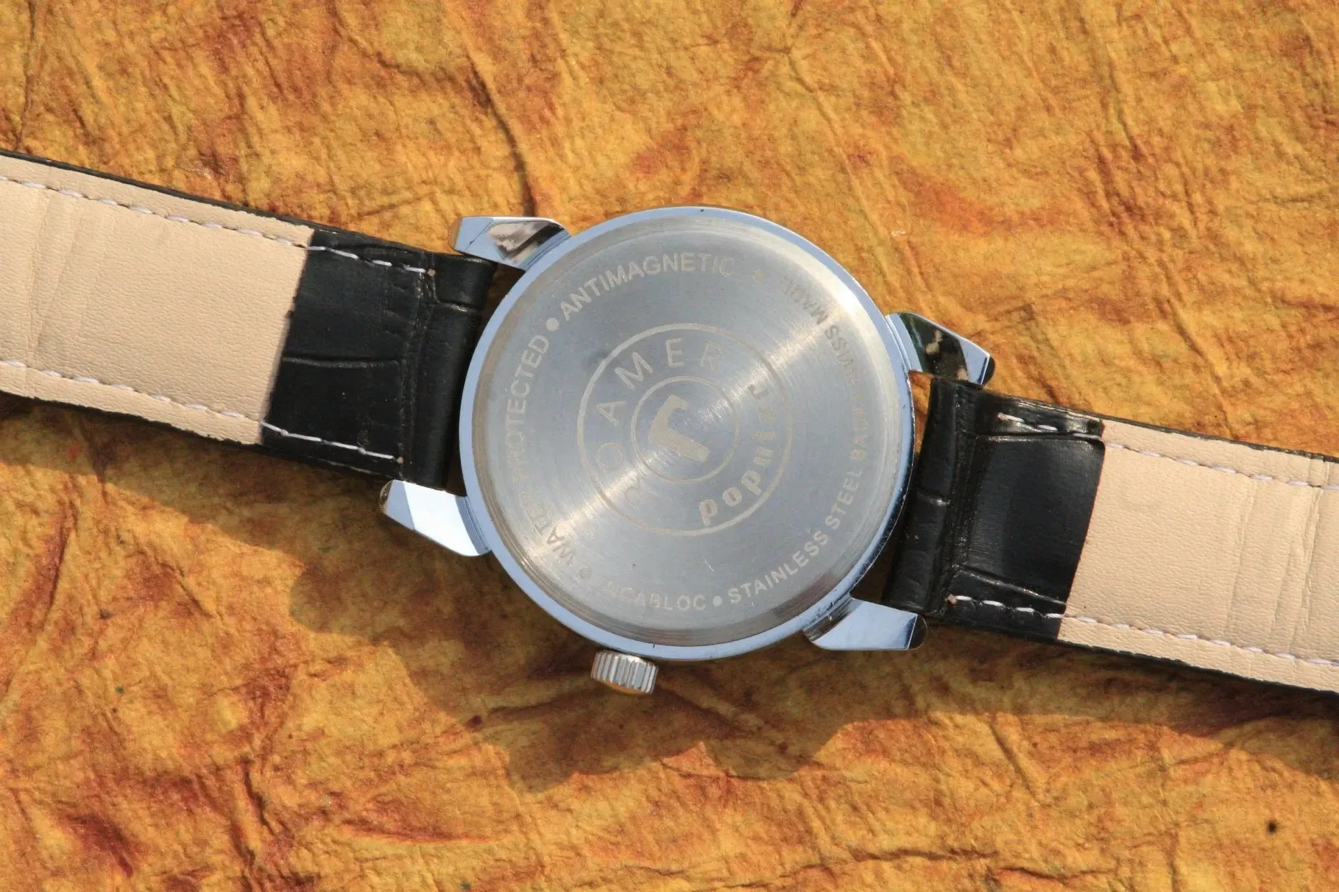 Antique Wristwatch Vintage Roamer 17 Jewels FHF ST96 Mechanical Hand Wind Swiss Made Men's