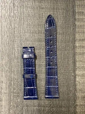 AUDEMARS PIGUET Dark Blue Alligator Leather Watch Strap - $750 APR VALUE w/ CoA! ✓