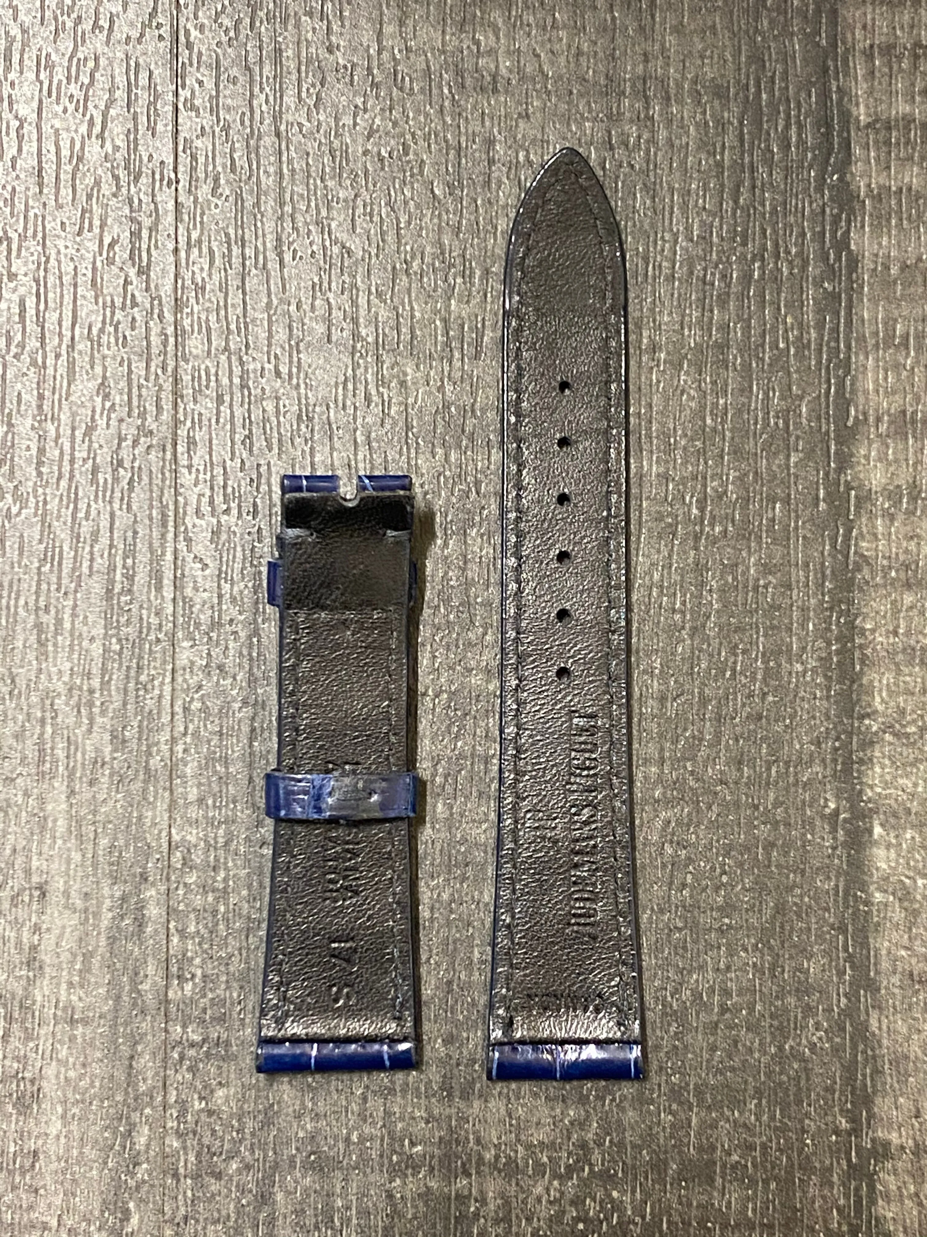 AUDEMARS PIGUET Dark Blue Alligator Leather Watch Strap - $750 APR VALUE w/ CoA! ✓