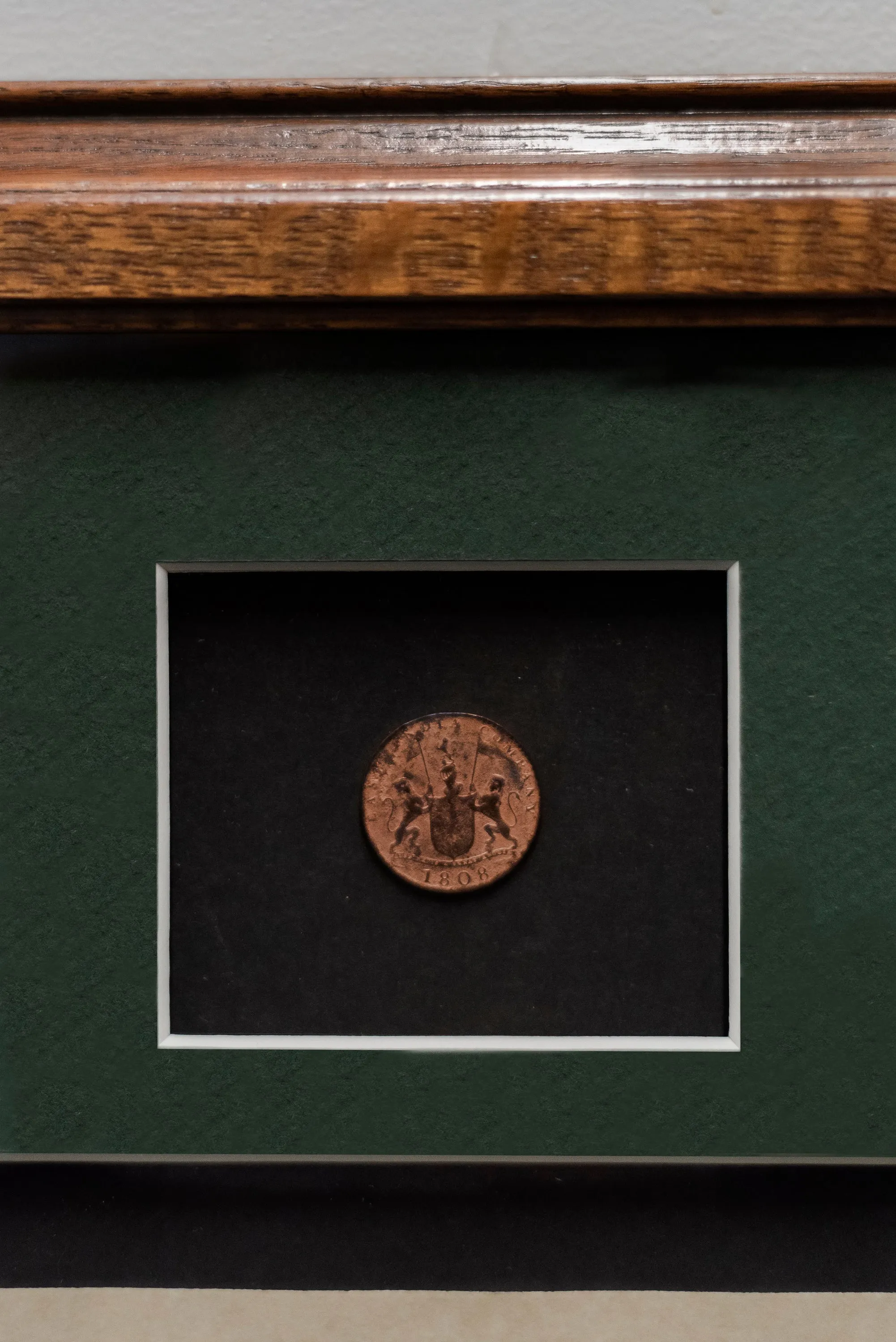 Authentic 1808 Admiral Gardner Shipwreck Copper Cash Coin - $800 APR Value w/ CoA!