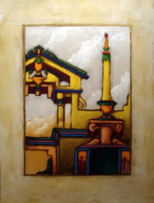 BABAK EMANUEL “Casa #2”, Monoprint - Apr Value: $10K *