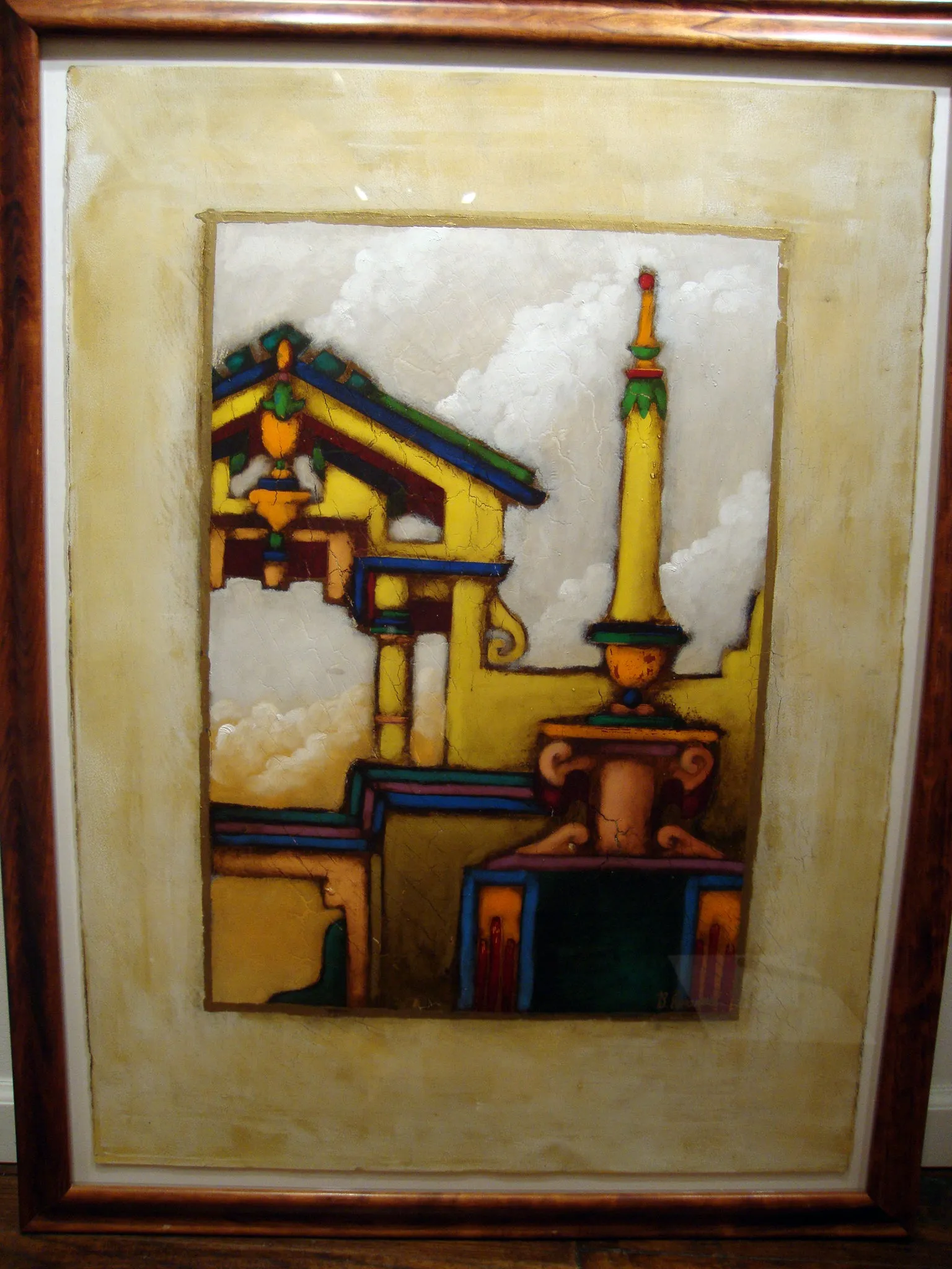 BABAK EMANUEL “Casa #2”, Monoprint - Apr Value: $10K *