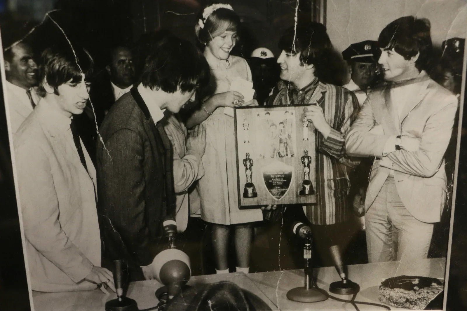 Beatles Live at Convention Hall Vintage Photograph, Autographs & Ticket Stub - $80K VALUE