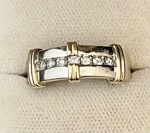 Beautiful Contemporary SWYG Channel-Set Diamond Ring - $6K APR Value w/CoA!